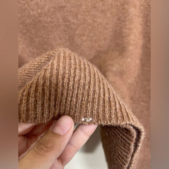 Loft Wool Blend Mock Neck Pullover Long Sleeve Sweater Women’s Size Small Petite - Picture 5 of 10